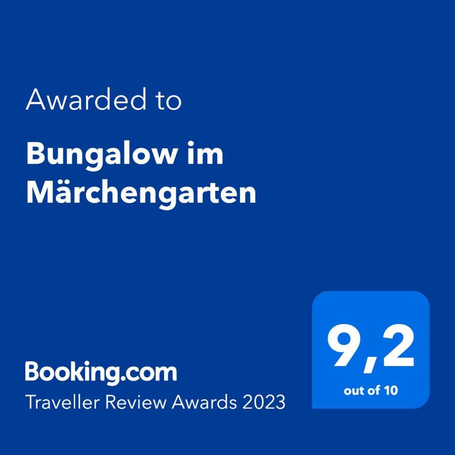 Bungalow im Märchengarten Krauschwitz Exterior foto